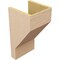 Ekena Millwork 10"W x 10"D x 20"H Wide Clemmons Rough Cedar Woodgrain TimberThane Corbel, Primed Tan CORUR10X10X20CLERCPR - alternate 5
